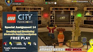 Lego City Undercover Special Assignment 14 Breaking and Reentering Collectibles FREE PLAY  HTG [upl. by Kass801]