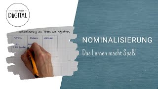 Nominalisierung Substantivierung von Verben und Adjektiven inkl Arbeitsblatt [upl. by Aletse]