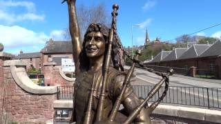 Bon Scott Statue in Kirriemuir Scotland [upl. by Edith198]