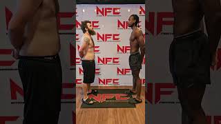 NFC 168 WeighIns Xander Pike vs Marcel Parks [upl. by Morocco357]