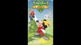 Opening To Mickey And The Beanstalk 1987 VHS [upl. by Netsrek79]