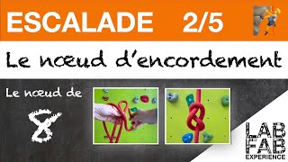 Escalade  Le noeud dencordement  Partie 25  Comment faire un noeud de 8 [upl. by Normac]