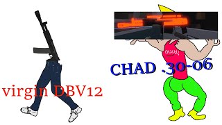 Virgin DBV12 vs Chad DBV 3006  Phantom Forces ROBLOX [upl. by Esina]