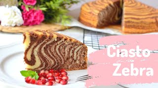 Ciasto Zebra  prosty przepis na pyszną zebrę I Ciastkożercy 🍰❤️👌 [upl. by Nnaeilsel281]