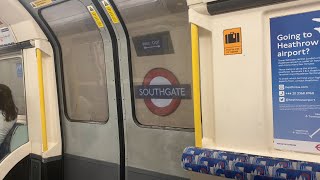 💙Piccadilly Line ride💙from Bounds Green ➡️ Cockfosters  Via Arnos Grove [upl. by Niwrud127]