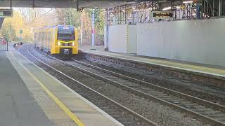 Tyne and wear metro 555 at Whitley Bay on test 31st October 2024 [upl. by Cowie]