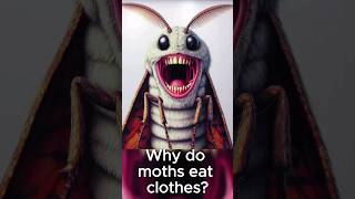 Why do moths eat clothes facts insects nature [upl. by Viradis414]