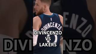 Donte DiVincenzo is Furius for trade vs Lakers nba lakerstimberwolves highlights [upl. by Kenlee404]