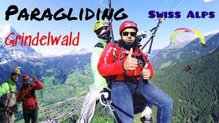 Epic Paragliding Grindelwald Switzerland May 2023 [upl. by Hnacogn191]