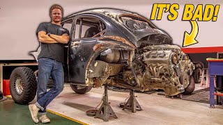 My Honda Powered Baja Bug Gets CUT UP How Bad is It [upl. by Eylsel546]