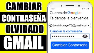 ✅ Como Cambiar la Contraseña de Gmail si se me olvido 2024 [upl. by Ehpotsirhc]