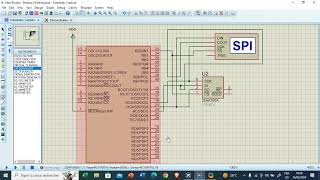 Interfacing 16 bits EEPROM with 8 bits PIC16F877A microcontroller through SPI communication [upl. by Berti]