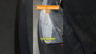 Platrier en carrossier 😱 Regarde ce quon a retrouver dérrière les 5 cms de mastic quen pense tu [upl. by Allenod785]