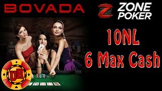 10NL Bovada Poker  Zone Poker EP 8  Texas Holdem Poker Strategy  Cash Game [upl. by Aettam658]