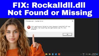 How to Fix Rockalldlldll Not Found or Missing Error Windows [upl. by Ariaec]