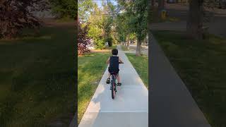 Exercise by cycling with boy [upl. by Adamsun194]