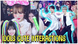 KPOP Idols Cute Interactions [upl. by Siurad]