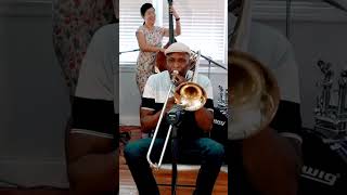 Beautiful trombone solo jazz trombone [upl. by Orelie48]