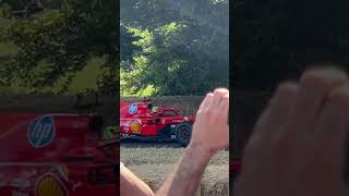 Ferrari F1 car burnout at Goodwood festival of speed formula1 ferrari goodwoodfestivalofspeed [upl. by Sloatman]