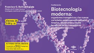 Biotecnología moderna organismos transgénicos y las nuevas variedades genéticamente editadas [upl. by Teirtza]