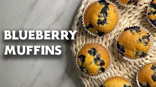 Blueberry Muffins  Easy and Delicious Muffins [upl. by Neelon]