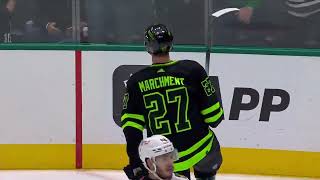 Mason Marchment Hat Trick vs Chicago Blackhawks Dec 31 2023 [upl. by Aihsila]