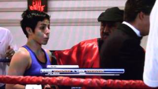 Pro Female Boxing Brenda Gonzales vs Lucia Osegueda Rd 1 [upl. by Nodle]