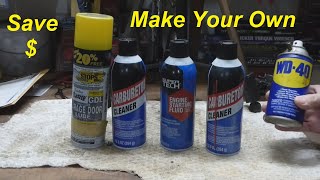 Make a Refillable Aerosol Spray Can WD40 PB Blaster Paint etc [upl. by Dream783]