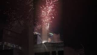 Philippines fireworks from my apartment door [upl. by Ayek]