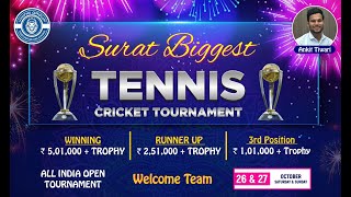 Final Day  All India Open Surat Biggest Tennis Cricket Tournament 2024 [upl. by Uri106]