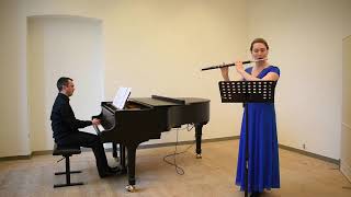 O Taktakishvili Sonata for flute and piano movement 1 amp 2 [upl. by Mosira]