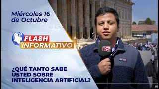 Flash Informativo I ¿Qué tanto sabe usted sobre inteligencia artificial [upl. by Harris]