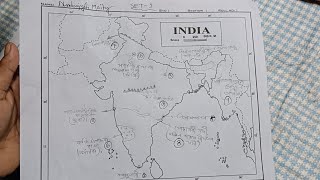 🔥Class10 Geography Map pointing  Part8  ভারতের মানচিত্ৰ ভারতের মালভূমি [upl. by Reiche]