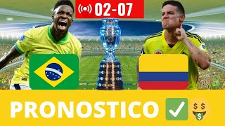 💚🤑Brasil 1  1 Colombia PRONOSTICO Copa America 2024🤑💚 [upl. by Omoj701]