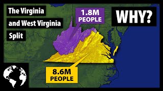 Why The United States Has Two Virginias Virginia and West Virginia [upl. by Cotter]