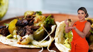 You Will Never Make CARNE ASADA Tacos Any Other Way  CHEESY STUFFED JALAPEÑO CARNE ASADA TACOS [upl. by Metabel]