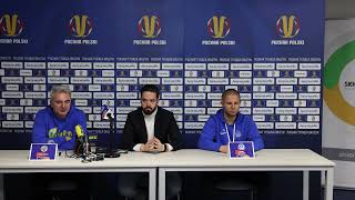 Konferencja prasowa po meczu Unia Skierniewice  Ruch Chorzów [upl. by Aikemat562]