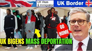 UK DEPORTATION SHOCK 44 Nigerians and Ghanaians Sent Back Home in One Flight [upl. by Aisatana]