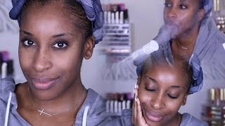 DIY Facial Steaming At Home  Jackie Aina [upl. by Cocke]