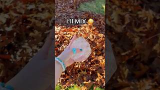 Adding TOO MUCH LEAVES into My SLIME 😱🍂🍁 [upl. by Navlys]