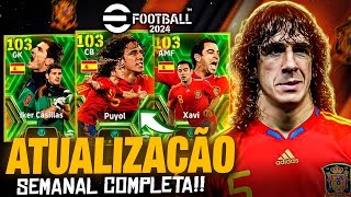 😱🔥 PROMOÇÃO DE MOEDAS EFOOTBALL DISPONIVEL  PUYOL amp CIA 103 DE OVERALL CHEGARAM  EFOOTBALL 2024 [upl. by Toms980]