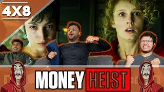 La Casa De Papel Money Heist  4x8 quotPlan Parisquot REACTION  REVIEW [upl. by Aeslehc]