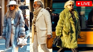 Milans Trending Now Winter 2024s Most Wearable Fashion 🇮🇹 Italian Street Style Insights [upl. by Baiss]