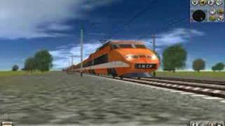 Trainz TGV Trains [upl. by Rettke]