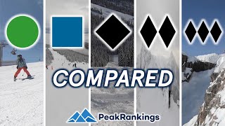 Beginner to Extreme Ski Resort Terrain Levels Explained [upl. by Ikuy]