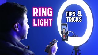 How to Use Ring Light for Videos  5 Tips for Beginners in Hindi [upl. by Lehplar]