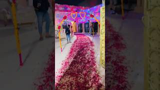 Most Beautiful Entrance and Bedroom Decor for Wedding ytshorts shorts viral [upl. by Sile896]