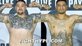 ANDY RUIZ VS CHRIS ARREOLA WEIGHIN quotLIGHTEST EVERquot amp FINAL FACE OFF [upl. by Egroj]