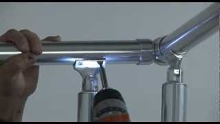 Placer une jonction de main courante  fix a handrail junction RONDOR9  SOGEM [upl. by Aralc]