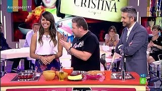 Alberto Chicote enseña a Cristina Pedroche cómo se hace un huevo frito [upl. by Lina]